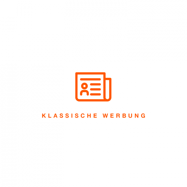 <strong>Klassische Werbung</strong>